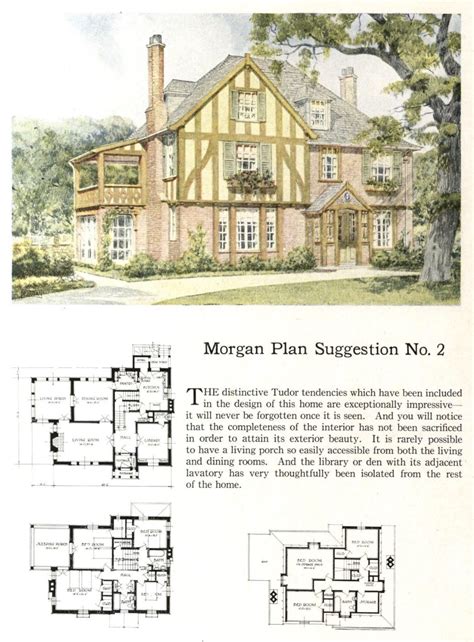 tudor house plans 1920's|tudor house diagram.